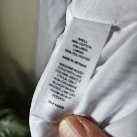 NWT EXPRESS PINSTRIPE BOATNECK SMOCKED/OFF SHOULDER BELTED SHORT DRESS SMALL - Picture 15 of 15